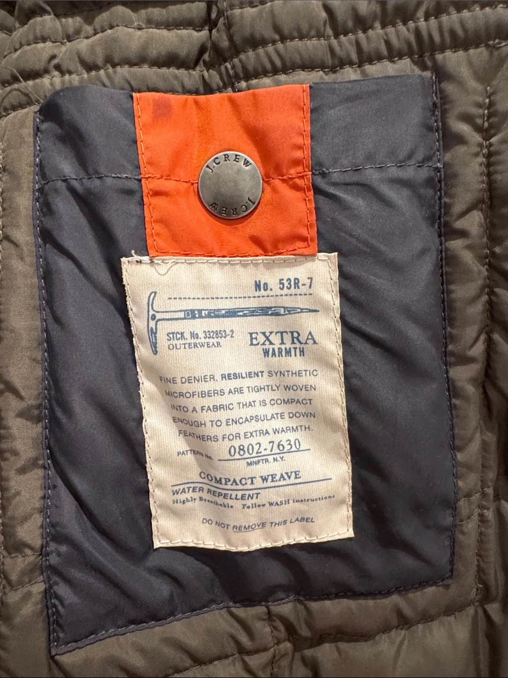 J. Crew sleeveless quilted